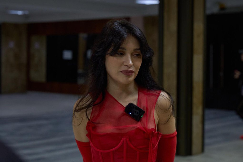 Irina Rimes is seen backstage ahead of the concert in Kyiv, Ukraine, April 4, 2026. (Photo: Mykyta Shandyba/UNITED24 Media)