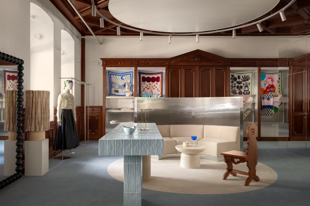 Showroom for Ukrainian design brand Gunia Project by Kyiv-based Temp Project. (Source: Architecture MasterPrize)