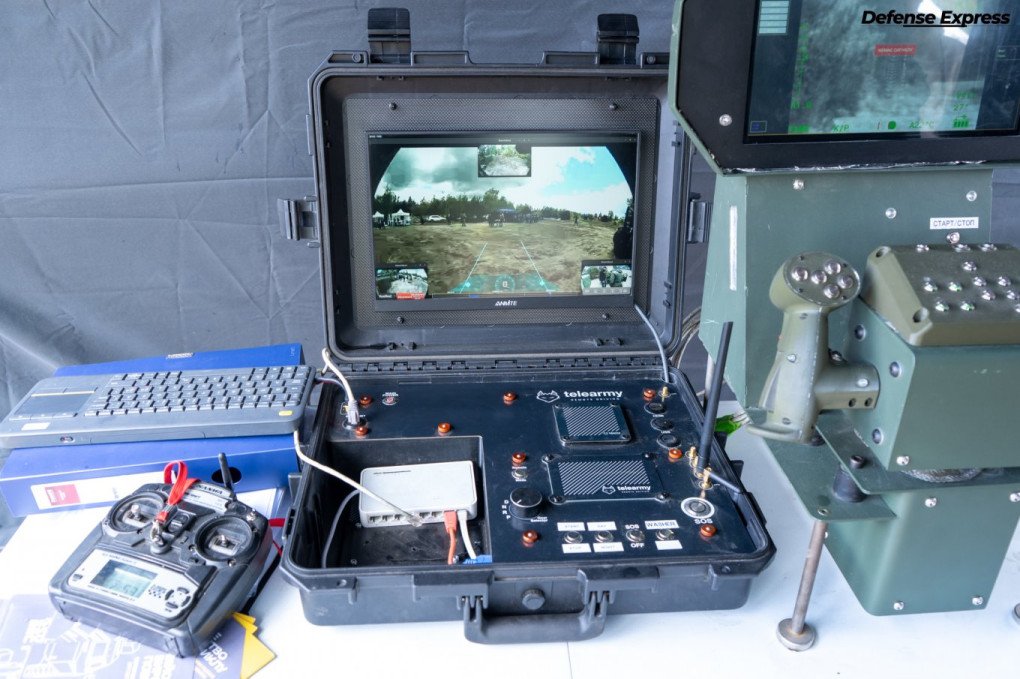 Portable Telearmy control console designed for remote operation of vehicles and weapon systems. (Source: Defense Express)