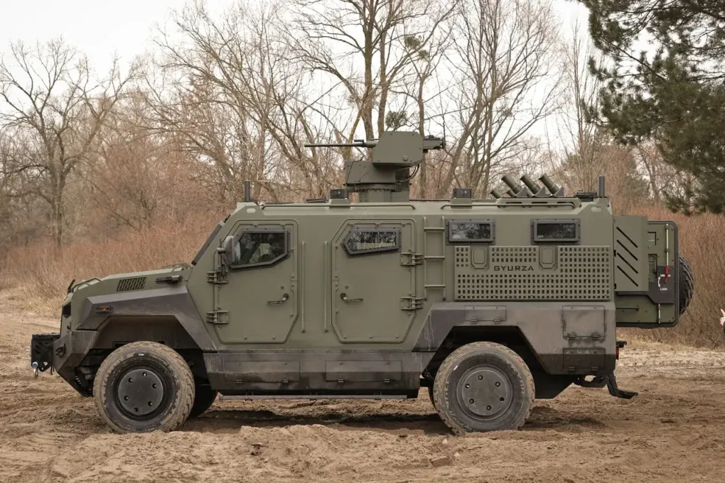 UAT.GYURZA-02 armored vehicle. (Source: UKR ARMO TECH) UAT.GYURZA-02 armored vehicle. (Source: UKR ARMO TECH)