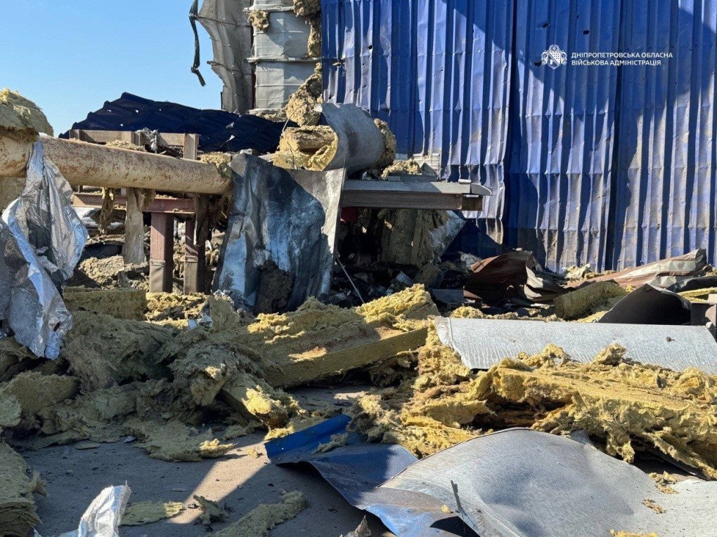 Damage to the exterior of a shopping and entertainment center in Dnipropetrovsk region following a Russian overnight attack on August 25, 2026. (Source: Dnipropetrovsk Regional Military Administration) Damage to the exterior of a shopping and entertainment center in Dnipropetrovsk region following a Russian overnight attack on August 25, 2026. (Source: Dnipropetrovsk Regional Military Administration)