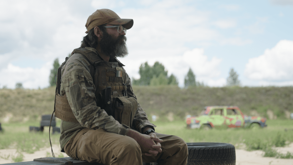 “Hobo” is currently assigned to a direct-action team, also known as an assault team, where his area of expertise includes machine guns, explosives, and serving as a regular rifleman. Photo: UNITED24 Media