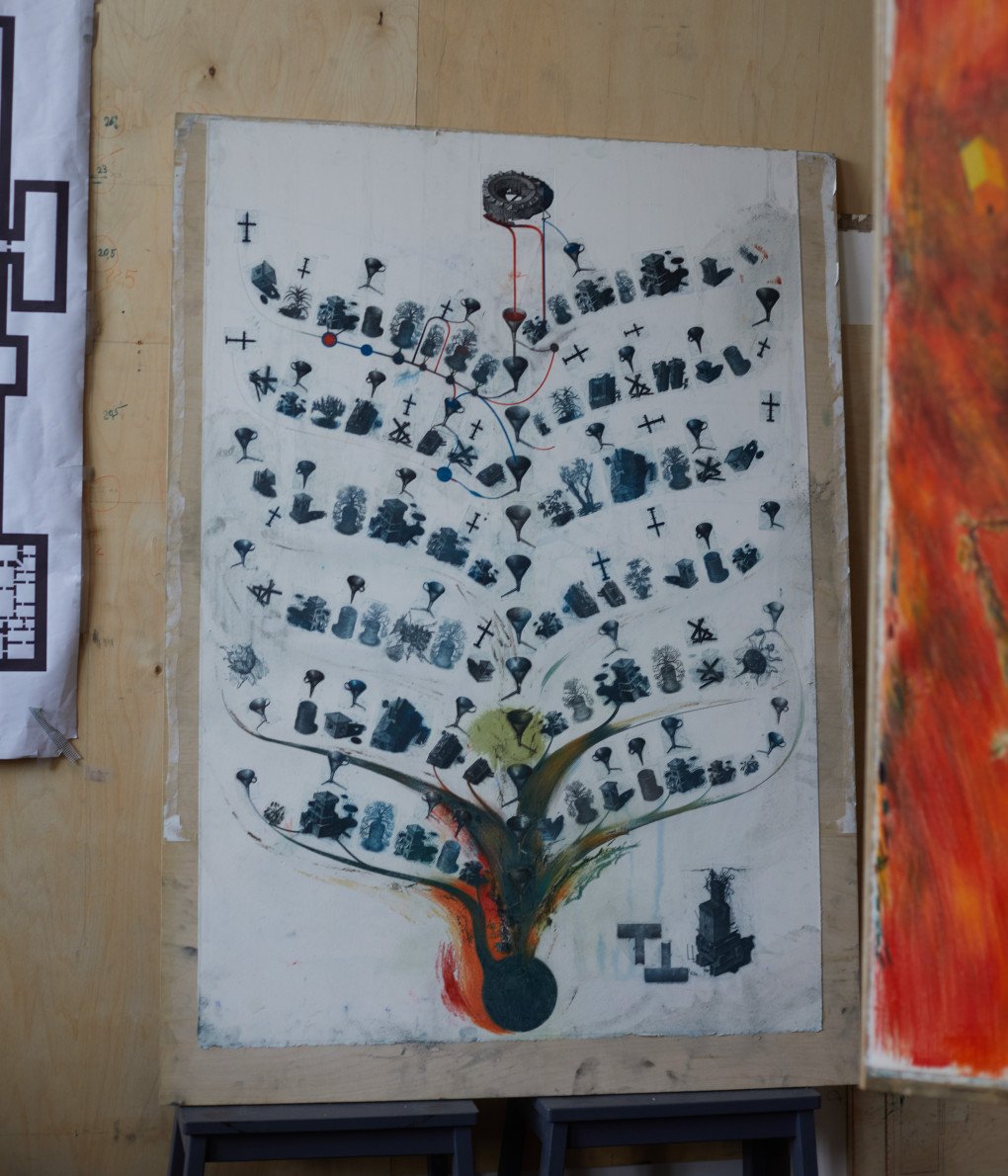 Scenes from Makovs studio. Kharkiv, Ukraine. 