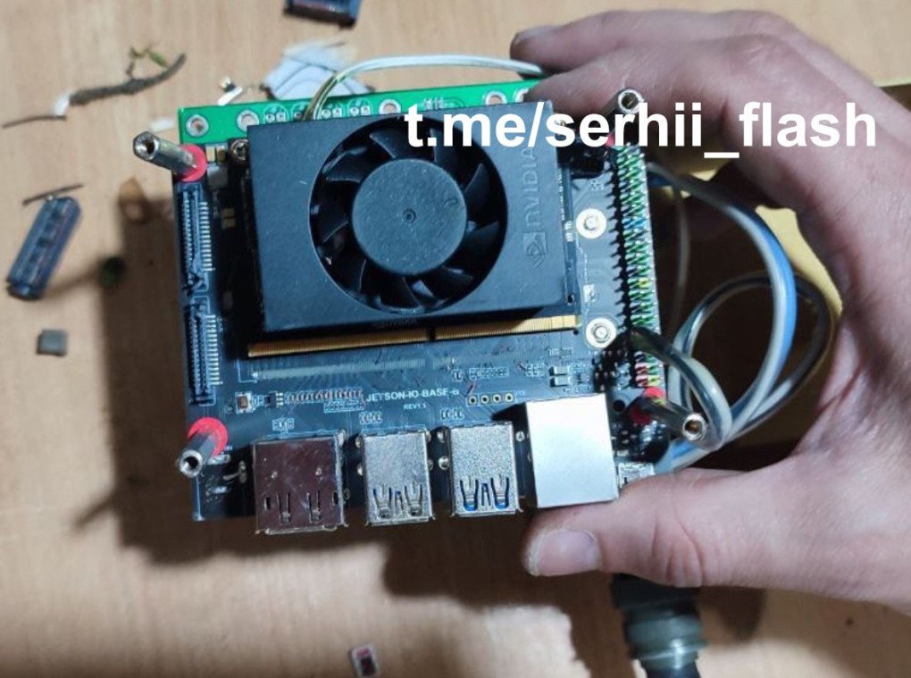 An AI module and an NVIDIA Jetson Orin AI processor from a downed Iranian Shahed-136 drone in Ukraine, June 19, 2025. (Source: Serhii Flesh) An AI module and an NVIDIA Jetson Orin AI processor from a downed Iranian Shahed-136 drone in Ukraine, June 19, 2025. (Source: Serhii Flesh)