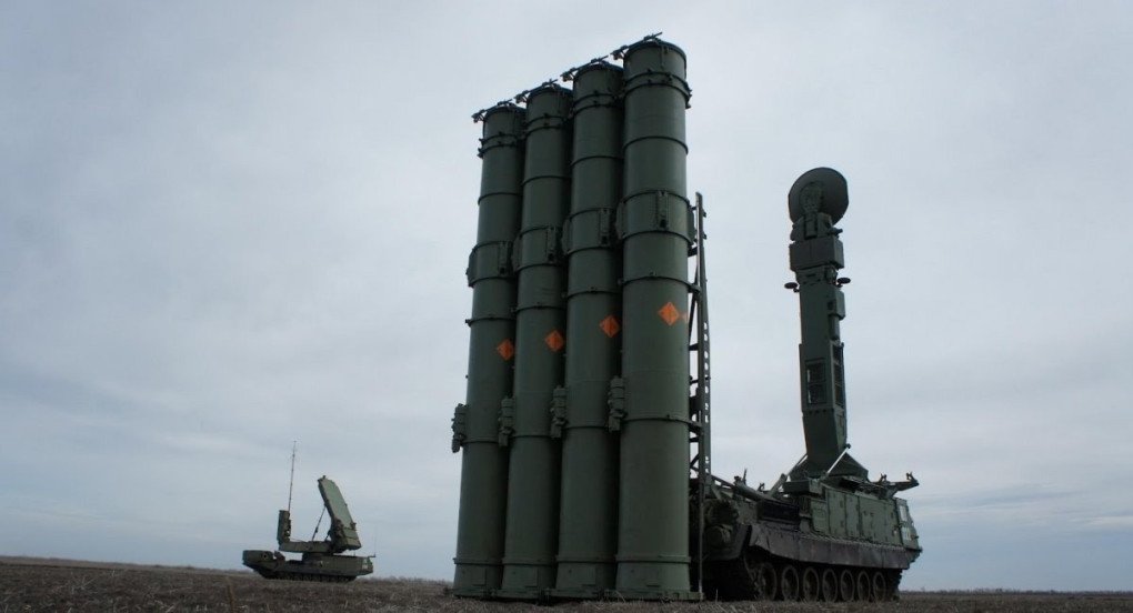 Russian S-300V air defense launcher.
