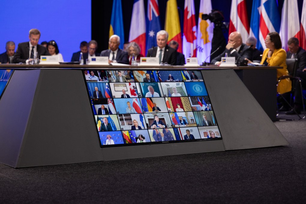 European leaders during the Coalition of the Willing meeting in Kyiv. Photo: Vic Bakin/UNITED24 Media Coalition of the Willing meeting