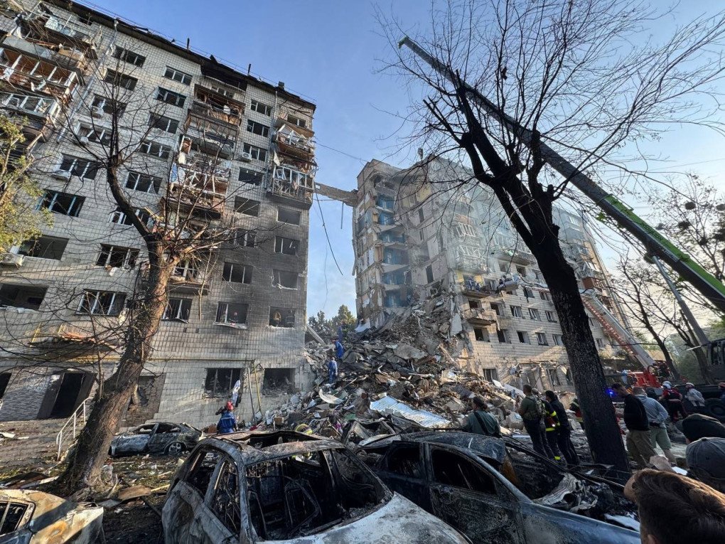 Aftermath of a massive Russian missile and drone strike on Kyiv on June 17, 2025. (Source: UNITED24 Media) Aftermath of a massive Russian missile and drone strike on Kyiv on June 17, 2025. (Source: UNITED24 Media)