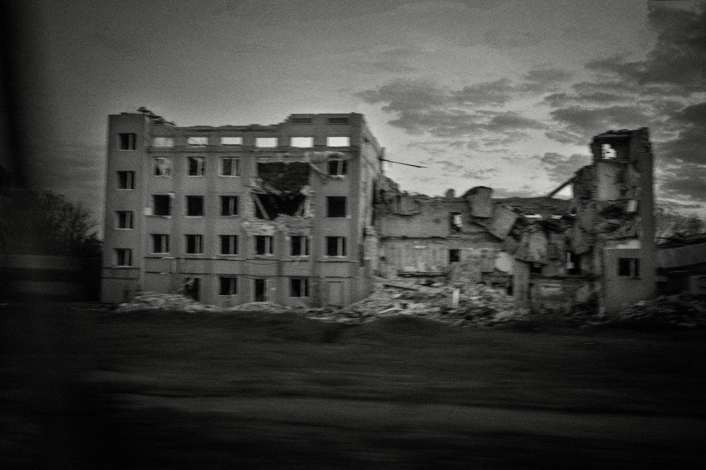 The skeletal remains of a building in Kherson. Kherson, Ukraine, May 2026. Photo: Joshua Olley / UNITED24 Media.
