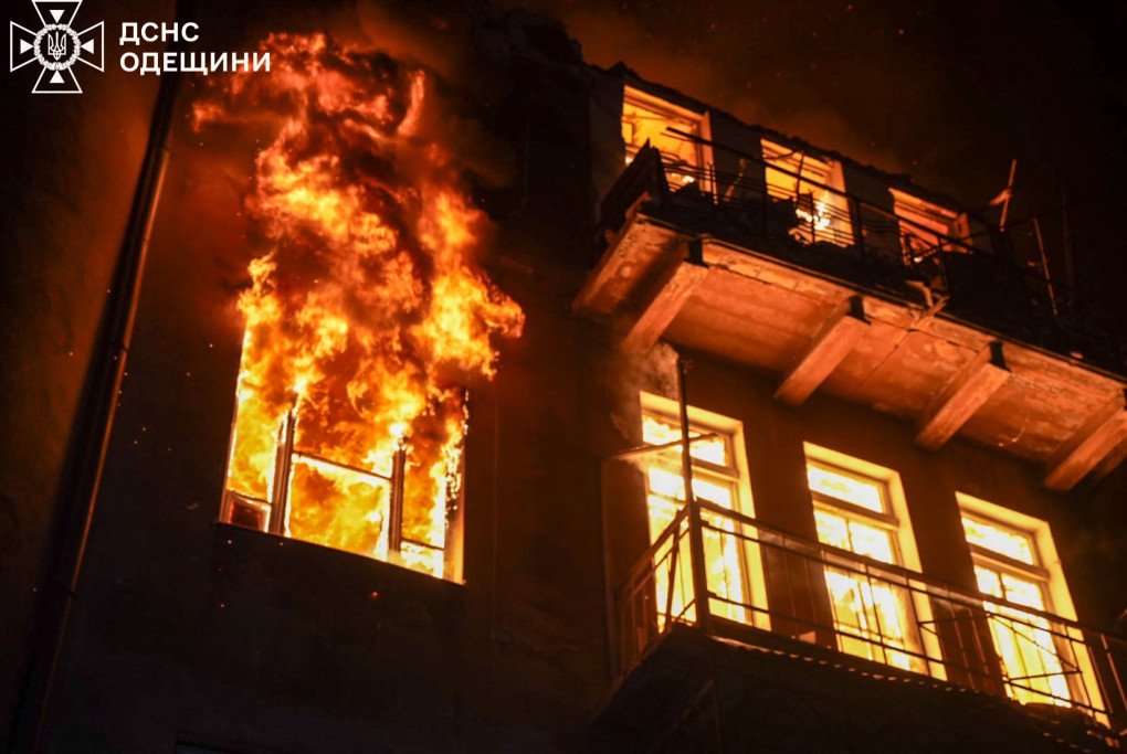 Aftermath of a Russian drone attack on Odesa on June 20, 2025. (Source: SES)