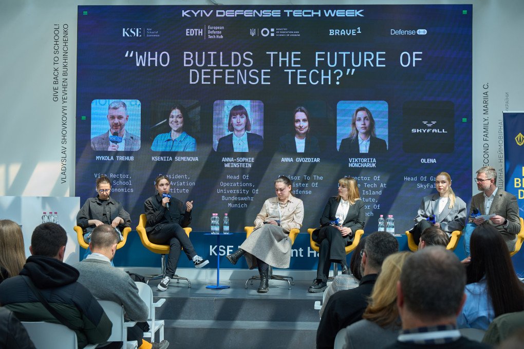 Panel discussion during the University Defense Tech Forum, April 28, 2026. (Source: KDTW)