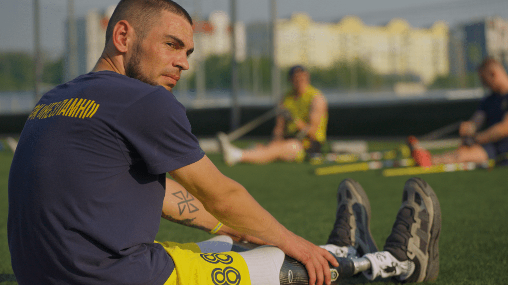 Oleksandr Tebenkov es el entrenador del club de futbol «Nezlamni». (Foto: UNITED24 Media) 