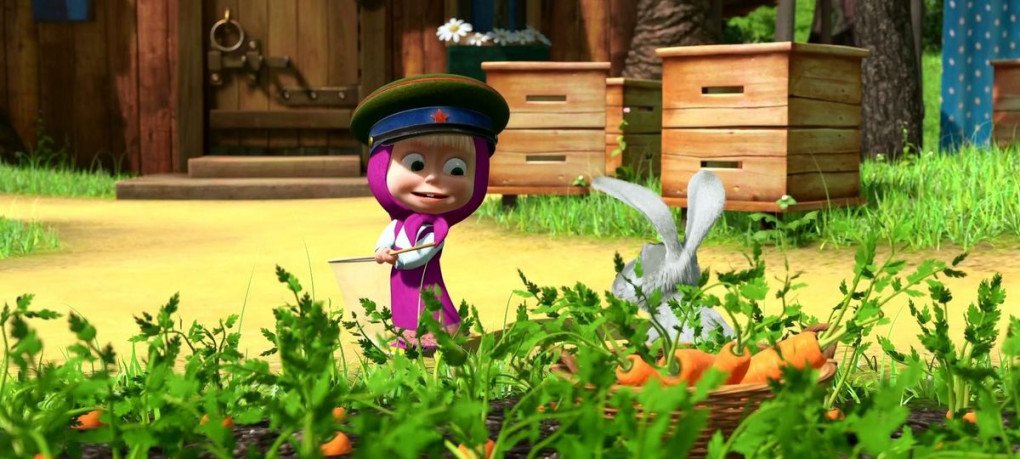 Still from the animated series “Masha and the Bear.” (Photo: open source)
