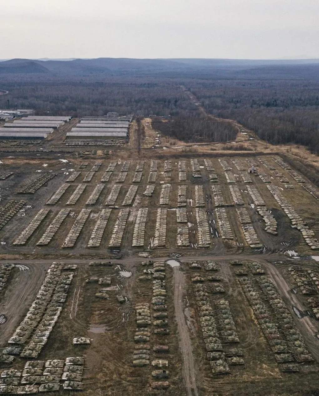 111th Central Tank Reserve Base in the Kostroma region, Russia. (Photo: open source) 111th Central Tank Reserve Base in the Kostroma region, Russia. (Photo: open source)