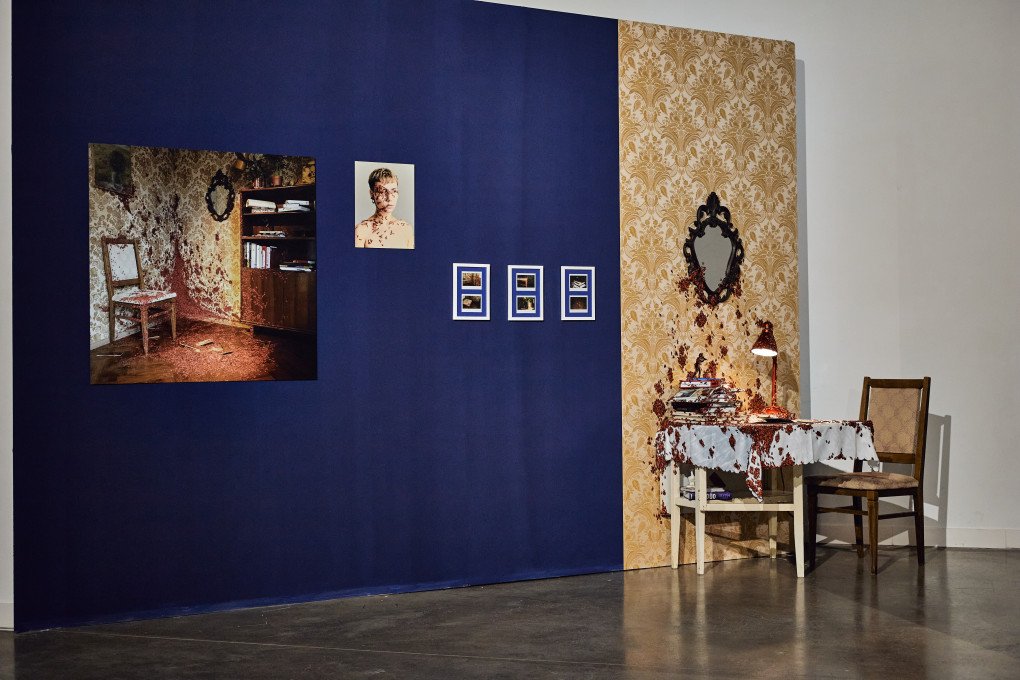 Olha Koval’s installation displayed at the IMPACT KYIV forum. Kyiv, Ukraine. October 2026 (photo: Louis Beaudemont/UNITED24 Media)