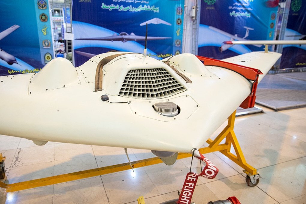 Iranian copy of a US RQ-170 drone, Saegheh-2 UAV at the Eqtedar 40 defence exhibition in Tehran. (Source: Wikimedia) Iranian copy of a US RQ-170 drone, Saegheh-2 UAV at the Eqtedar 40 defence exhibition in Tehran. (Source: Wikimedia)