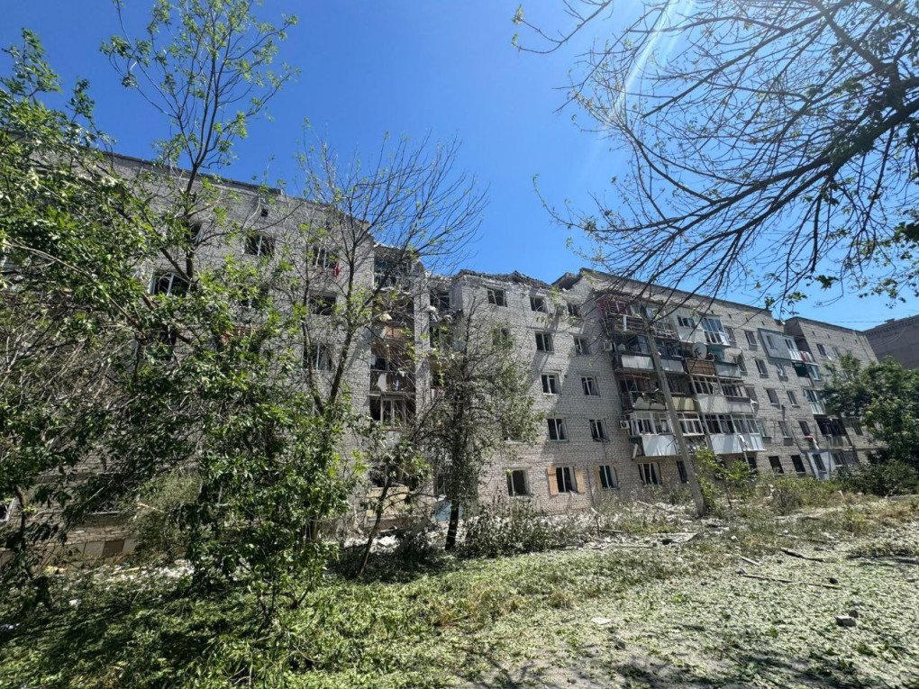 The aftermath of a Russian attack on Kostiantynivka in the Donetsk region, which killed two people and injured more than 10. (Source: Vadym Filashkin, Head of the Donetsk Regional Military Administration, via Telegram) The aftermath of a Russian attack on Kostiantynivka in the Donetsk region, which killed two people and injured more than 10. (Source: Vadym Filashkin, Head of the Donetsk Regional Military Administration, via Telegram)