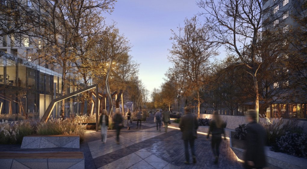 The reconstruction of Gogol Street in central Dnipro by the architectural team of Dmytro Volyk and Kseniia Donetska. (Source: Architecture MasterPrize)