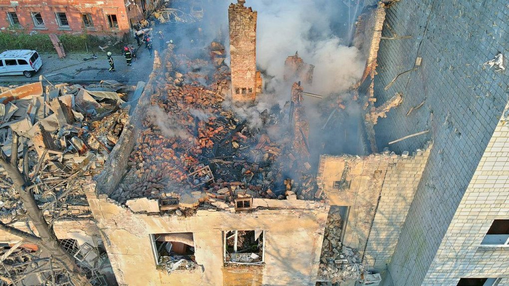 Aftermath of the attack on Lviv. September 4, 2024. (Source: Volodymyr Zelenskyy/ Telegram)