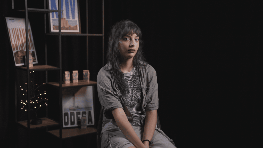 For Marta, distance learning was the only option to receive a Ukrainian education.  Photo: UNITED24 Media