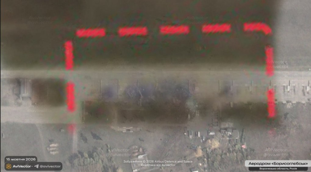 Visual comparison of the Su-34 lineup on the Borisoglebsk airfield on October 15.