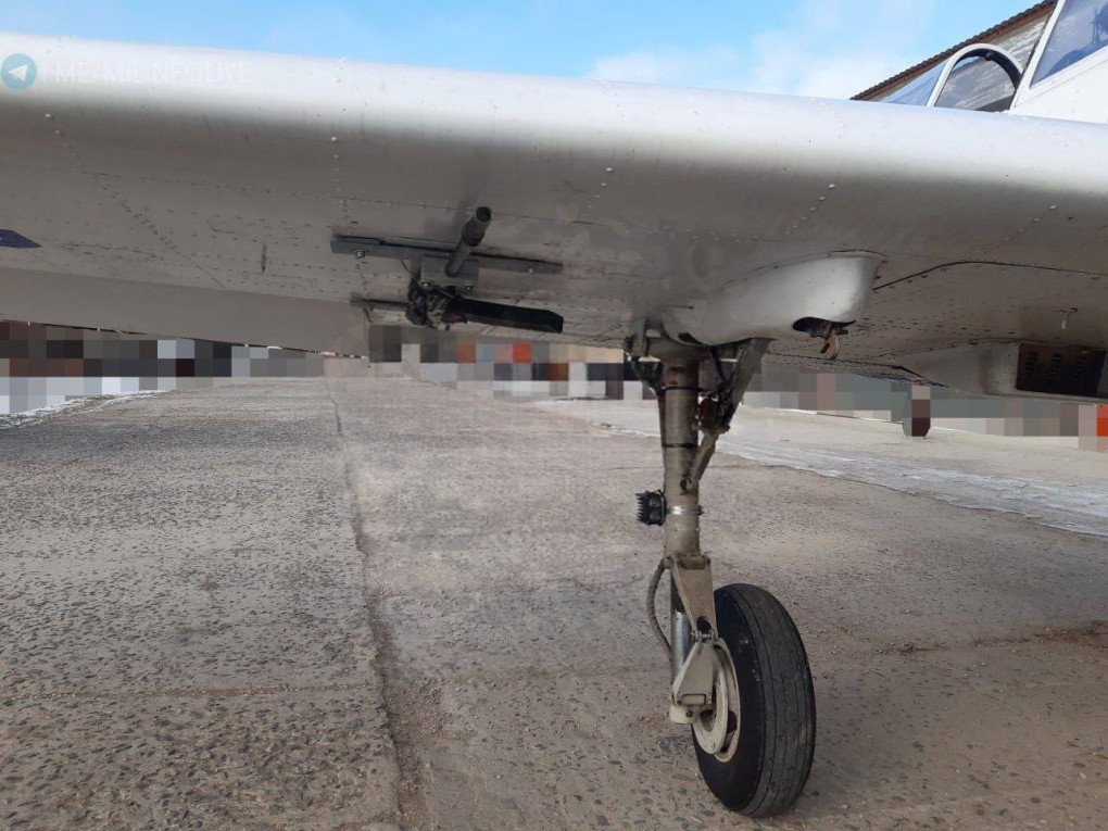 The aircraft now features a PEGRAM S400 sensor for 360° drone detection, a modified cockpit, and a mounted Saiga-12 automatic shotgun for aerial defense. (Source: Russian media) The aircraft now features a PEGRAM S400 sensor for 360° drone detection, a modified cockpit, and a mounted Saiga-12 automatic shotgun for aerial defense. (Source: Russian media)