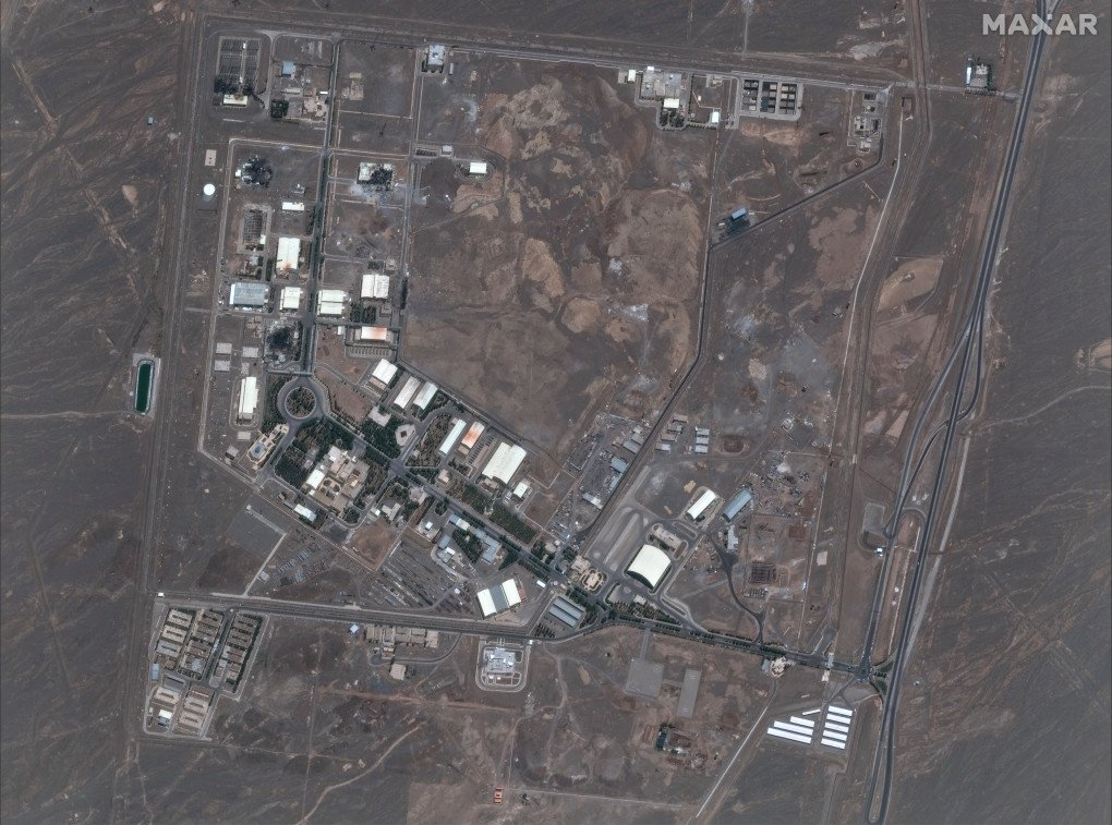 Satellite imagery shows multiple buildings destroyed at the Natanz enrichment facility following Israeli airstrikes. Analysis reveals significant damage to support structures. (Source: 2025 Maxar Technologies via Getty Images) Satellite imagery shows multiple buildings destroyed at the Natanz enrichment facility following Israeli airstrikes. Analysis reveals significant damage to support structures. (Source: 2025 Maxar Technologies via Getty Images)