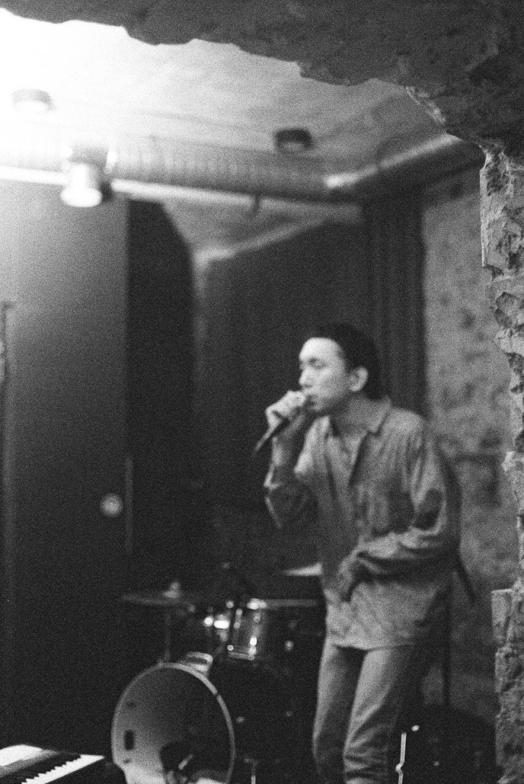 Heavenphetamine performs at an underground venue in Ukraine during a wartime tour. (Source: press office) Heavenphetamine performs at an underground venue in Ukraine during a wartime tour. (Source: press office)