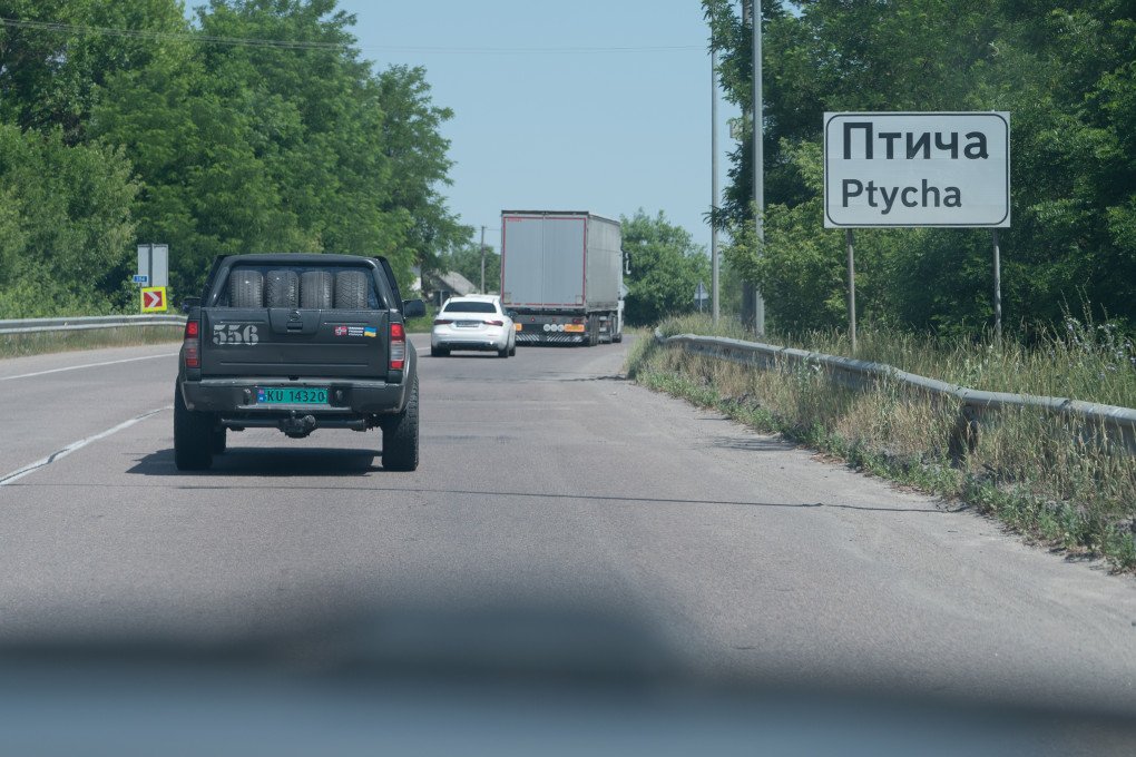 The 37th convoy on its 3rd day on the road, en route to the handover in Kyiv. (Source: Ellen De) The 37th convoy on its 3rd day on the road, en route to the handover in Kyiv. (Source: Ellen De)