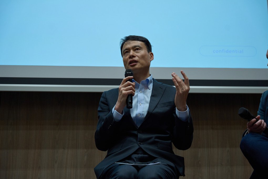 Terra Drone CEO Toru Tokushige speaks during a joint press conference with Amazing Drones in Kyiv. (Source: Mykyta Shandyba, UNITED24 Media) Terra Drone CEO Toru Tokushige speaks during a joint press conference with Amazing Drones in Kyiv. (Source: Mykyta Shandyba, UNITED24 Media)