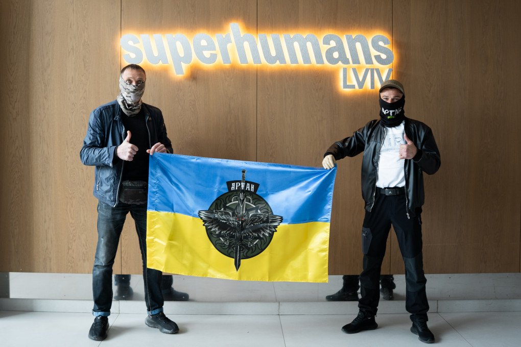 “Artan” servicemen undergoing rehabilitation at Superhumans center for war trauma in Lviv. (Source: Artan)