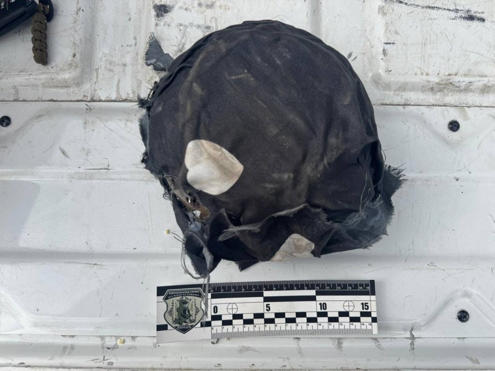 A cloth-wrapped explosive device recovered in Kherson. (Source: Kherson City Military Administration) A cloth-wrapped explosive device recovered in Kherson. (Source: Kherson City Military Administration)