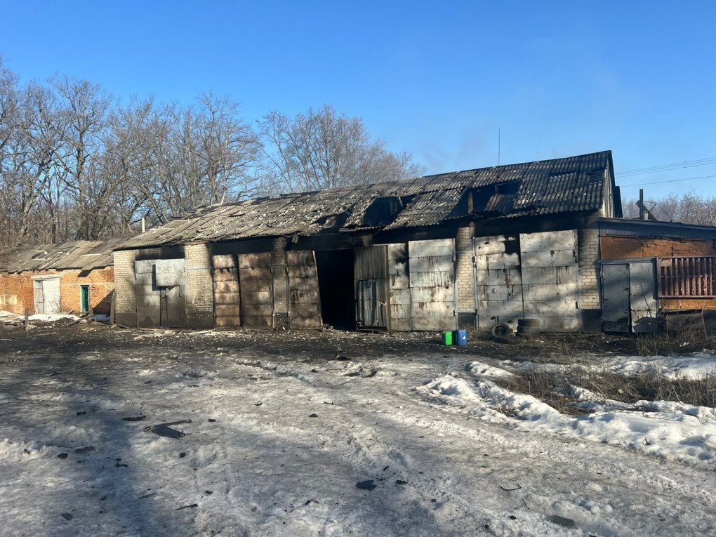 A view of the damage caused by the Russian attack in Kharkiv region on March 13, 2026. (Source: Head of the Kupiansk District Military Administration)