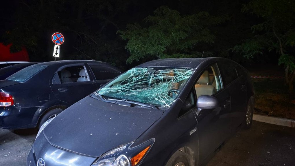 A vehicle with a shattered windshield following an overnight Russian attack on Odesa on September 3. (Source: Odesa City Military Administration) A vehicle with a shattered windshield following an overnight Russian attack on Odesa on September 3. (Source: Odesa City Military Administration)