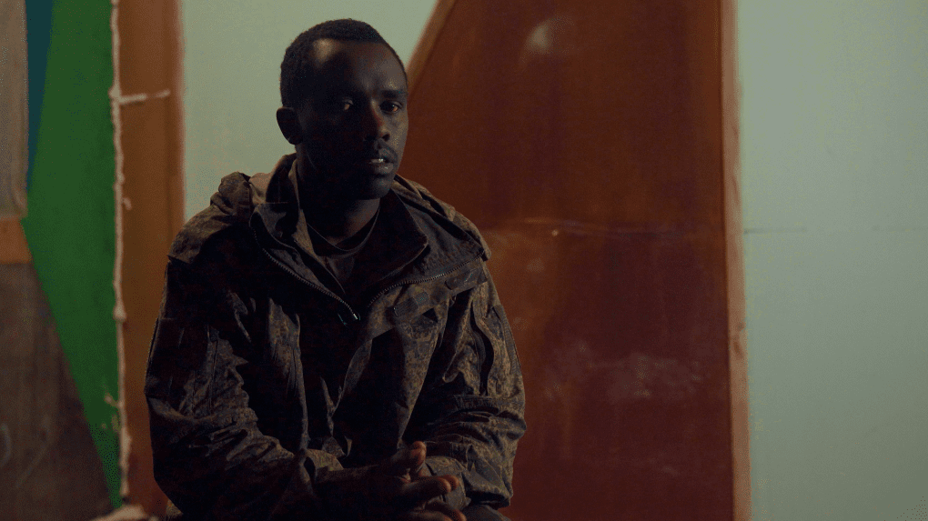 Migrant from Burundi Russian POW