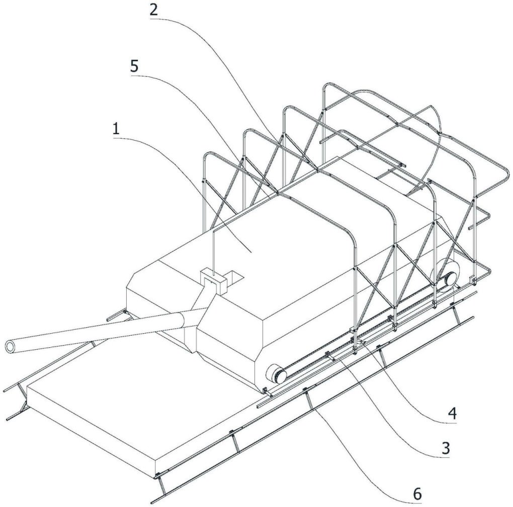 Chinese company Dragon Shield Intelligence Equipment presents its patented anti-drone protection system for tanks. (Source: Defense Express)