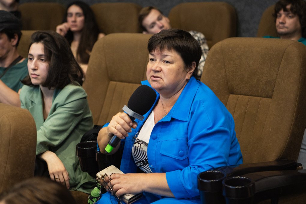 The wife of a soldier missing in action, at a Panel discussion at the Docudays UA International Human Rights Documentary Film Festival in Kyiv, discussed the crucial role digital archives play in finding missing military and civilians. (Source: Docudays)