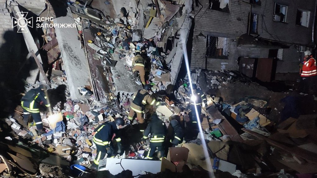 Aftermath of a combined Russian airstrike on the Zaporizhzhia region, October 30, 2025. (Source: SES) Aftermath of a combined Russian airstrike on the Zaporizhzhia region, October 30, 2025. (Source: SES)