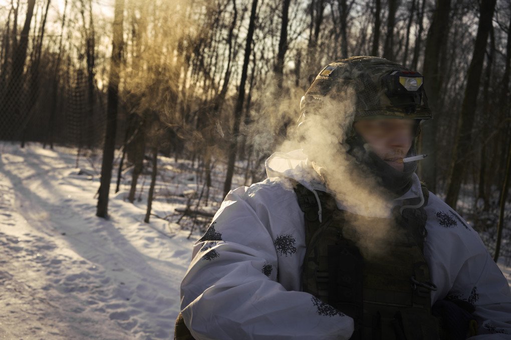 Ukrainian commander winter front