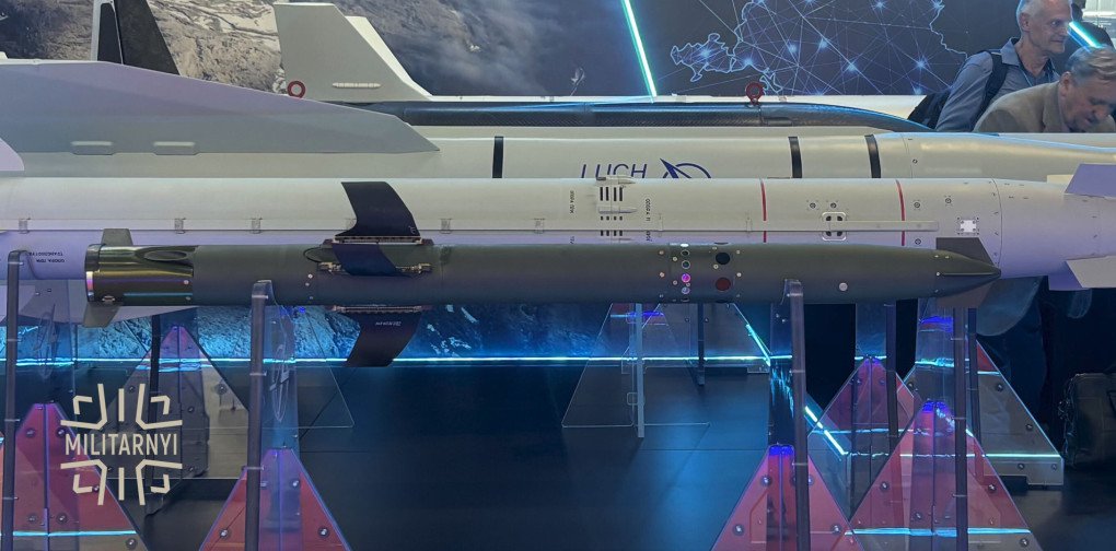 Ukraine’s new RK-2PZ surface-to-air missile displayed at the MSPO defense exhibition in Poland in September 2026. (Source: Militarnyi) Ukraine’s new RK-2PZ surface-to-air missile displayed at the MSPO defense exhibition in Poland in September 2026. (Source: Militarnyi)