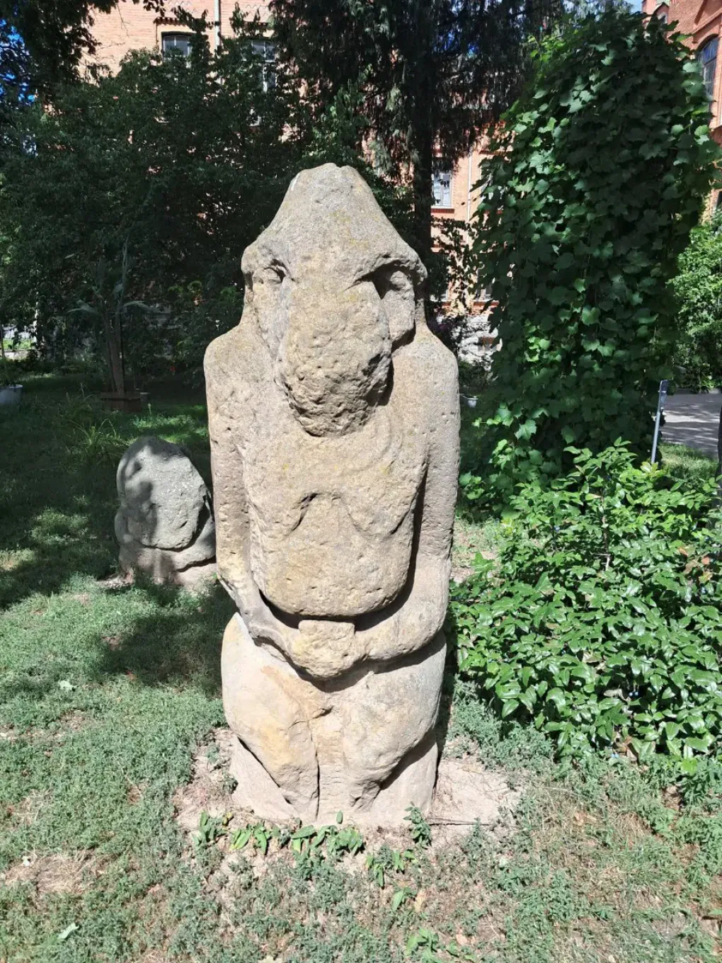 Estatua de piedra polovtsiana, o Baba, expuesta en Poltava, Ucrania central. (Foto: fuente abierta) Estatua de piedra polovtsiana, o Baba, expuesta en Poltava, Ucrania central. (Foto: fuente abierta)