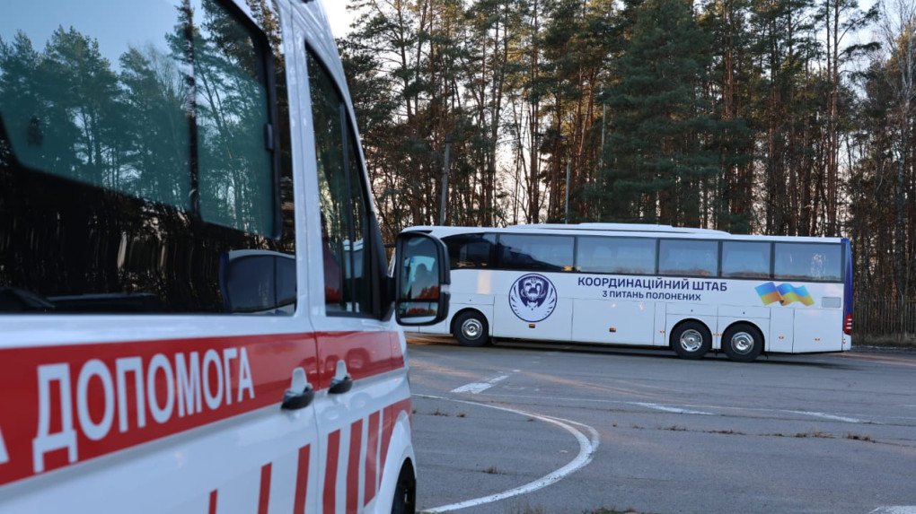 A KShPPV bus transports some of the 114 civilians released by Belarus back to Ukraine on December 13. (Source: KShPPV) A KShPPV bus transports some of the 114 civilians released by Belarus back to Ukraine on December 13. (Source: KShPPV)