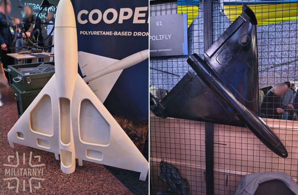 Polyurethane housings and Cooper drone from POLIFLY, December 2025. (Source: Militarnyi) Polyurethane housings and Cooper drone from POLIFLY, December 2025. (Source: Militarnyi)