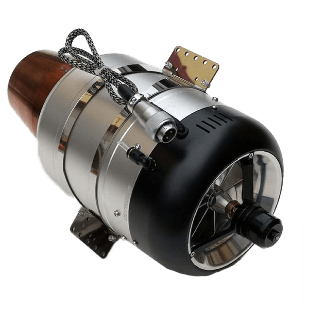 Motor turborreactor Swiwin SW400Pro. (Fuente: Ausjets)