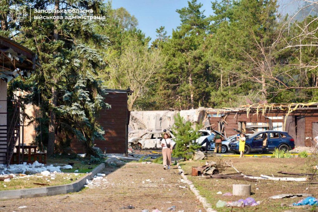 Aftermath of a Russian airstrike on the Zaporizhzhia region, August 6, 2025. (Source: Zaporizhzhia region military administration)