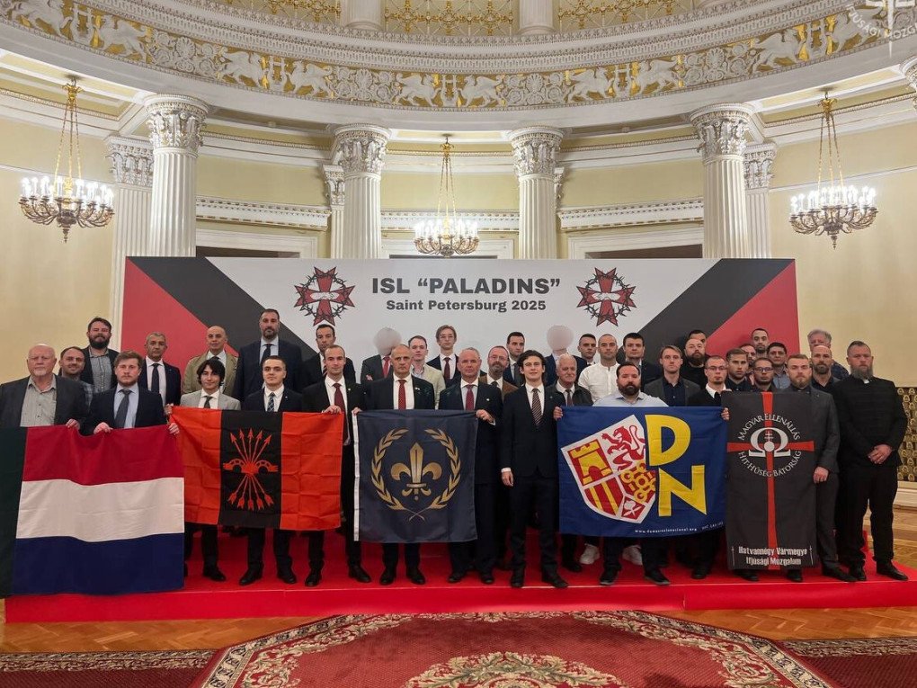 The conference and launch of International Sovereigntist League (ISL) Paladins in St. Petersburg, Russia, September 2025 (Source: ISL Paladins via Telegram) The conference and launch of International Sovereigntist League (ISL) Paladins in St. Petersburg, Russia, September 2025 (Source: ISL Paladins via Telegram)