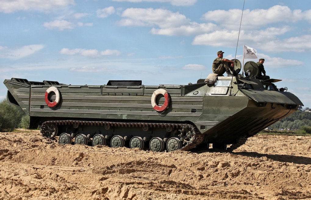 Russian PTS-2 during military drills in 2016. (Source: Wikimedia) Russian PTS-2 during military drills in 2016. (Source: Wikimedia)