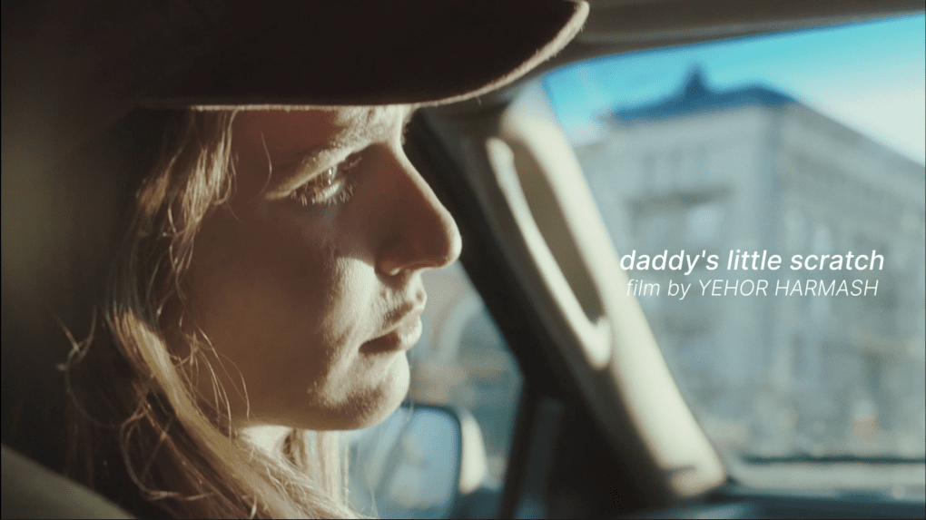 The daughter. Daddy’s Little Scratch, directed by Yehor Harmash. Photo: Still from the trailer of Daddy’s Little Scratch.