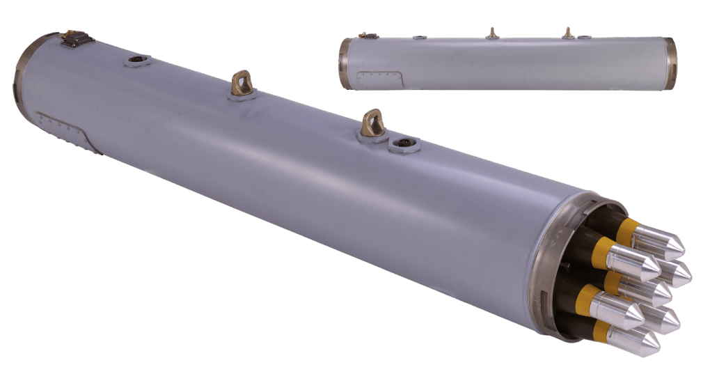 LAU-131/A pod with 7 APKWS II rockets. (Source: Arnold Defense)