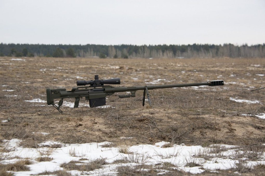 AÂ Ukrainian 14.5mm sniper rifle, Alligator. (Source: Wikimedia)