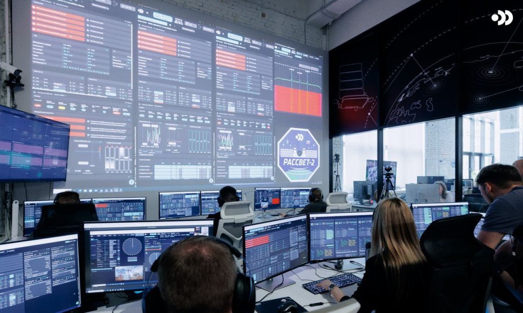 Rassvet project control center. (Source: Bureau 1440) Rassvet project control center. (Source: Bureau 1440)